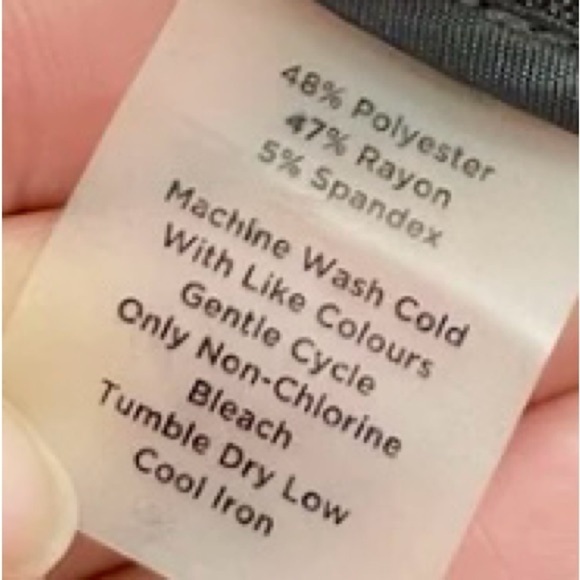 Talbots 14P Women’s Classic Slim Fit Side Zipper Dark Gray Pants EUC Retail $79 - Picture 5 of 5